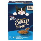 PURINA Felix Original Soup Time Box Fish - wet cat food - 6x48g