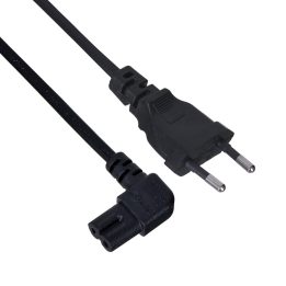 SAVIO CL-144 Cavo di alimentazione nero 3 m angolato