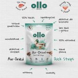 OLLO Air-Dried Duck strips - dog treat - 80g