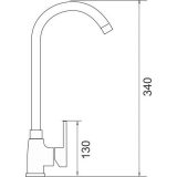 Kitchen faucet PYRAMIS BELLO PLUS black