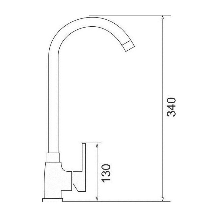 Kitchen faucet PYRAMIS BELLO PLUS black
