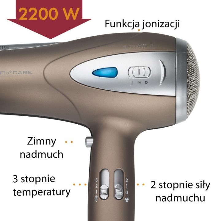 ProfiCare PC-HTD 3113 hair dryer 2200 W Brown