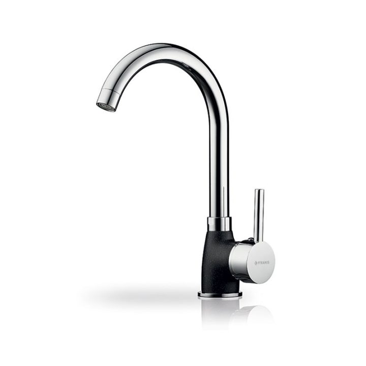 Pyramis Bello Duo Kitchen mixer 090927138 Granite silver/black dotted