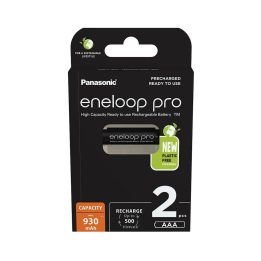 Rechargeable batteries PANASONIC ENELOOP PRO AAA 930 mAh 2 szt (BK-4HCDE/2CP)