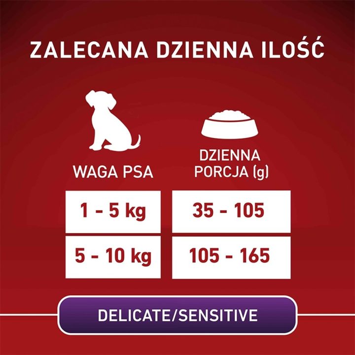 PURINA One Mini/Small Sensitive Salmon rice - dry dog food - 800 g