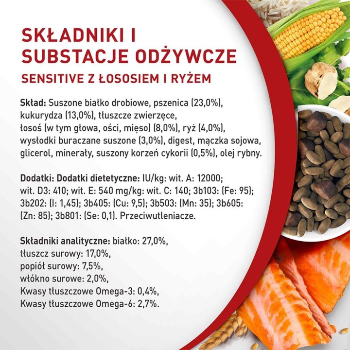 PURINA One Mini/Small Sensitive Salmon rice - dry dog food - 800 g