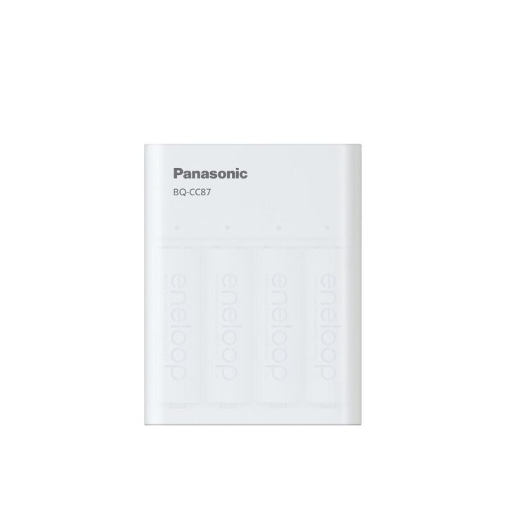 USB battery charger PANASONIC Eneloop Smartplus BQ-CC87 + 4x AA 2000 mAh (K-KJ87MCD40USB)