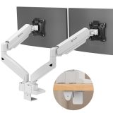 ONKRON G160-BW monitor mount / stand 81.3 cm (32 ) Desk White Black
