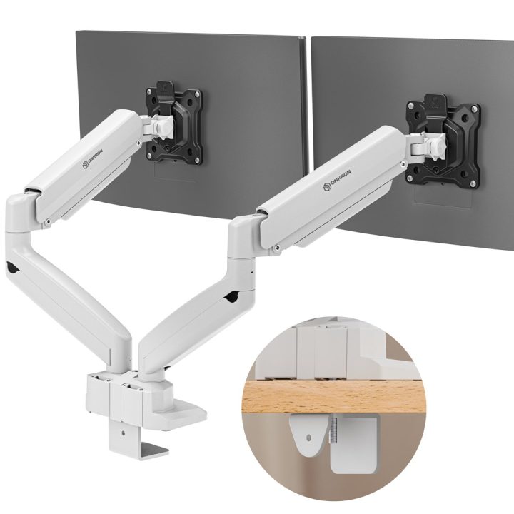 ONKRON G160-BW monitor mount / stand 81.3 cm (32 ) Desk White Black