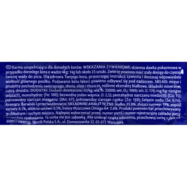 FELIX Play Tubes Turkey Ham - dry cat food - 50 g