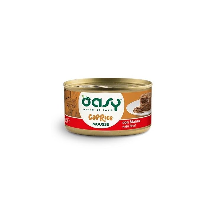 OASY Caprice Mousse Beef - wet cat food - 85g