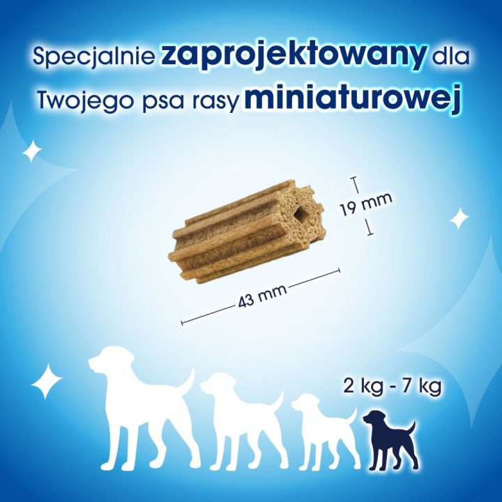 PURINA Dentalife Extra Mini - Dental snack for dogs - 69 g