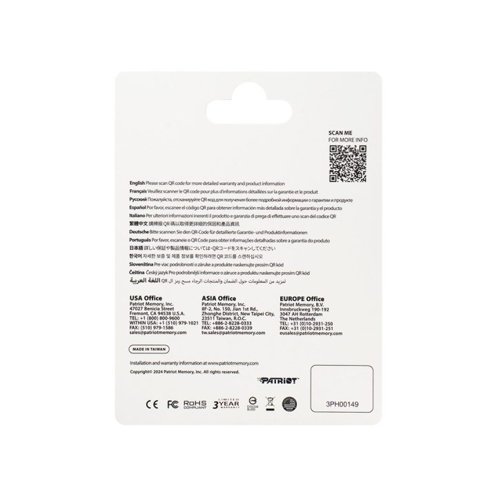 Patriot Memory EP A2 memory card 512 GB MicroSDXC V30 U3 Class 10 (PEF512GEP32MCX)