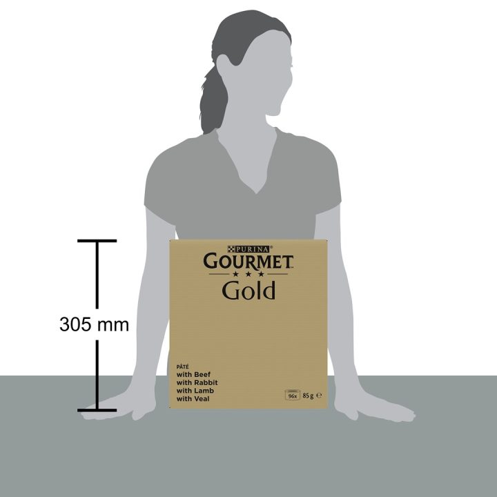 PURINA GOURMET GOLD Mus Mix 4 Flavors - wet cat food - 96x85g