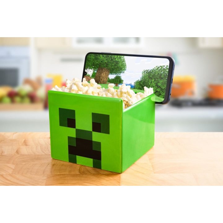 PP MINECRAFT CREEPER STREAMING SNACK BOWL