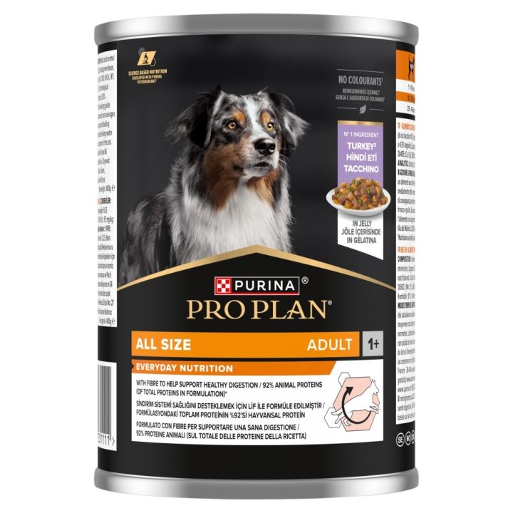 PURINA Pro Plan Everyday nutrition All size Adult Turkey in jelly - wet dog food - 400g