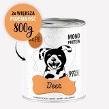 PAKA ZWIERZAKA PEPE Venison mono - wet dog food - 800g