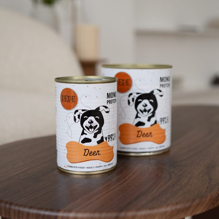 PAKA ZWIERZAKA PEPE Venison mono - wet dog food - 800g