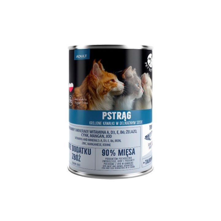 PET REPUBLIC Adult Trout - wet cat food - 400g