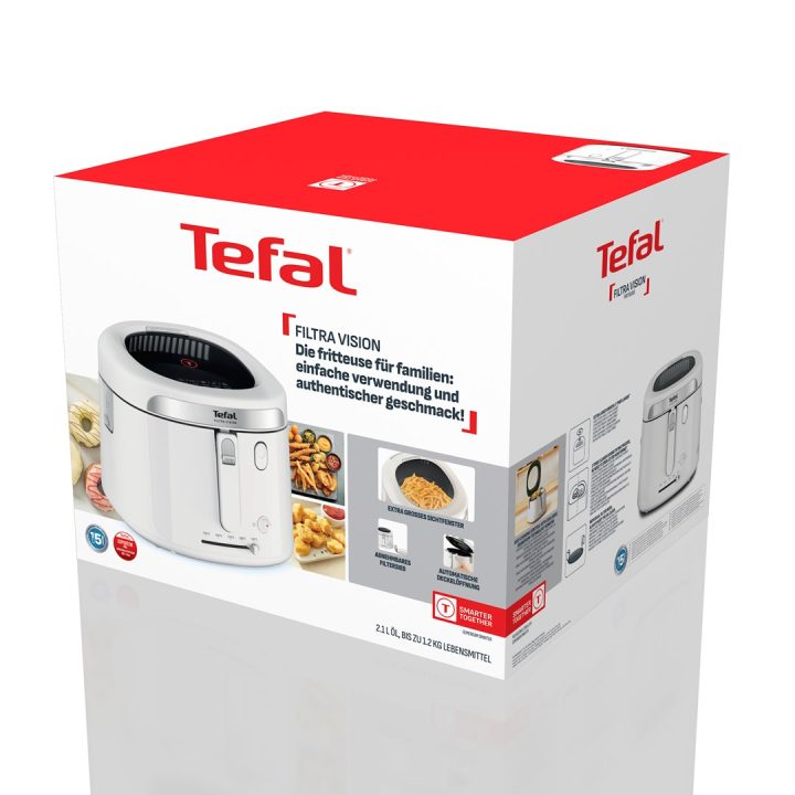 Tefal Filtra Vision FF2541E0 friggitrice singola 2.1 L friggitrice autonoma 1900 W bianco