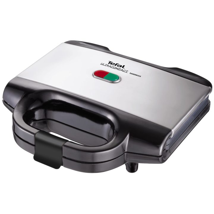 Tefal Ultracompact Tostiera per sandwich 700 W nero acciaio inossidabile