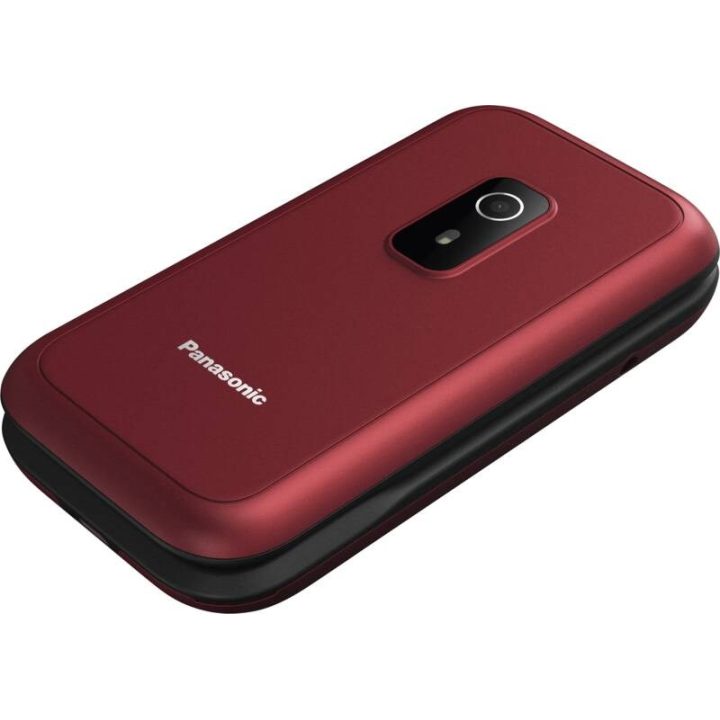 Panasonic KX-TF600EXR mobile phone 7.11 cm (2.8 ) 132 g Red Senior phone
