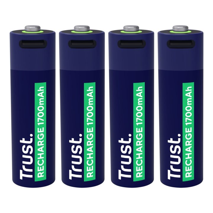 Trust 25631 - batterie ricaricabili AA 4 pz.