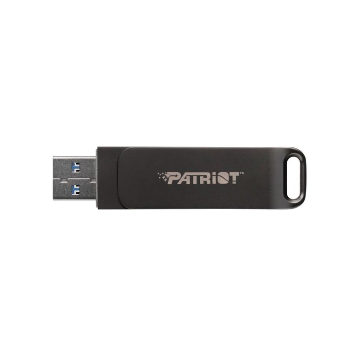 Flashdrive PATRIOT Rage R550 256GB 100 MB/S USB A+C Swivel Design (PE256GR550DSAD) Black