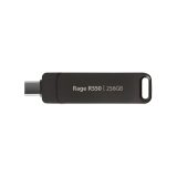 Flashdrive PATRIOT Rage R550 256GB 100 MB/S USB A+C Swivel Design (PE256GR550DSAD) Black