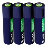 Trust 25671 - batterie ricaricabili AAA 4 pz.