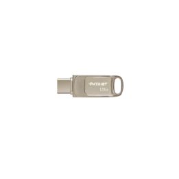 Patriot Memory Tab T560 128GB USB flash drive Dual USB 120MB/s (PS128GT560DS5D) Silver