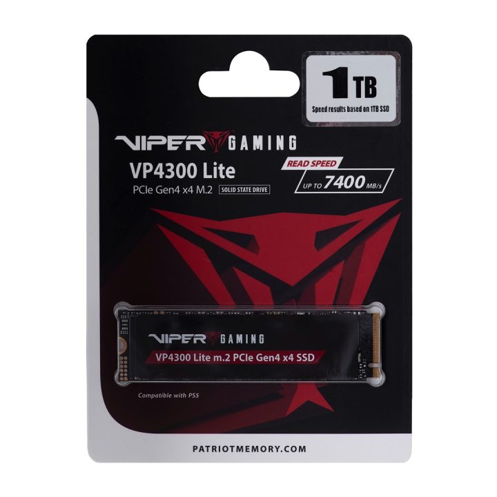 Patriot Memory VP4300 Lite M.2 1 TB PCI Express 4.0 NVMe (VP4300L1TBM28H)