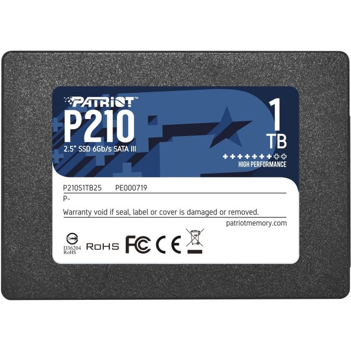 Patriot Memory P210 2.5 1000 GB Serial ATA III