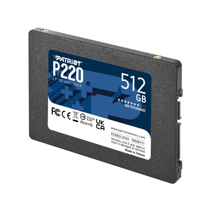 Patriot Memory P220 512GB 2.5 Serial ATA III