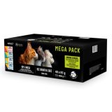 PETREPUBLIC Mega Pack Salmon Chicken Tuna Cod Trout - wet cat food - 48x85g