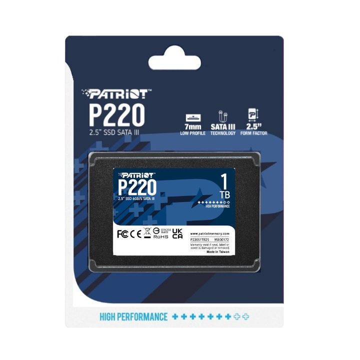 Patriot Memory P220 1TB 2.5 1000 GB Serial ATA III