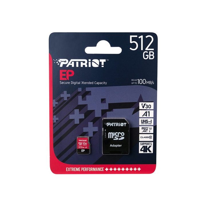 Patriot Memory PEF512GEP31MCX memory card 512 GB MicroSDXC Class 10
