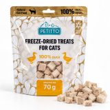 PETITTO Freeze-dried duck treats - cat treats - 70g