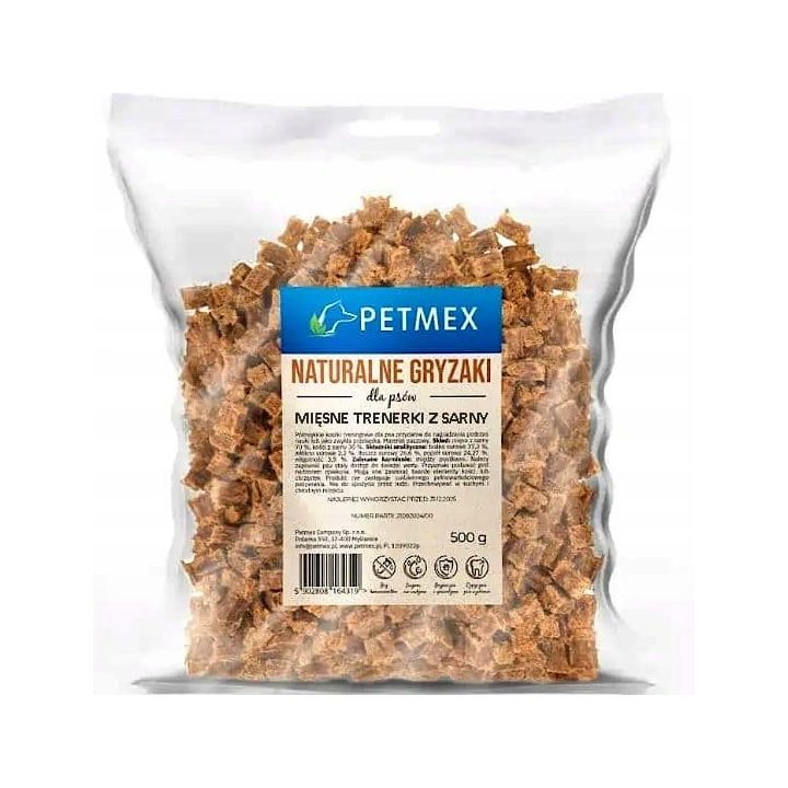 PETMEX Roe deer meat treats - dog treat - 500g