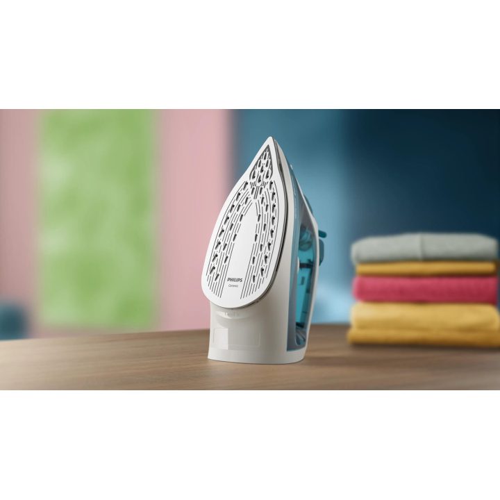 Philips 2000 series DST2020/90 iron Steam iron Ceramic soleplate 2000 W Aqua colour