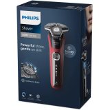 Philips SHAVER Series 5000 S5883/10 men's shaver Rotation shaver Trimmer Black Red