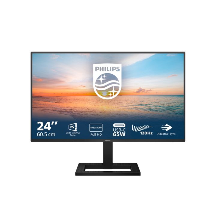 Philips 1000 series 24E1N1300AE/00 computer monitor 60.5 cm (23.8 ) 1920 x 1080 pixels Full HD LCD Black