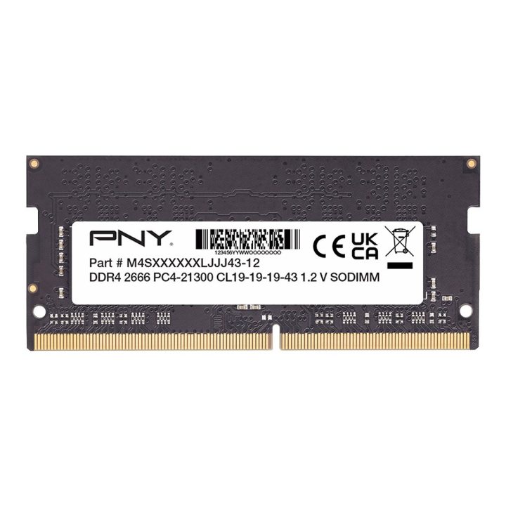 PNY MN8GSD42666 memory module 8 GB 1 x 8 GB DDR4 260-pin SO-DIMM