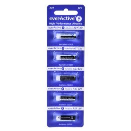 5 x batterie alcaline everActive 27A 12V - blister 5 pezzi