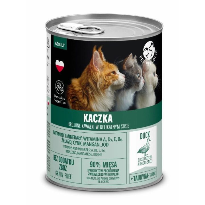 PET REPUBLIC Adult Duck - wet cat food - 400g