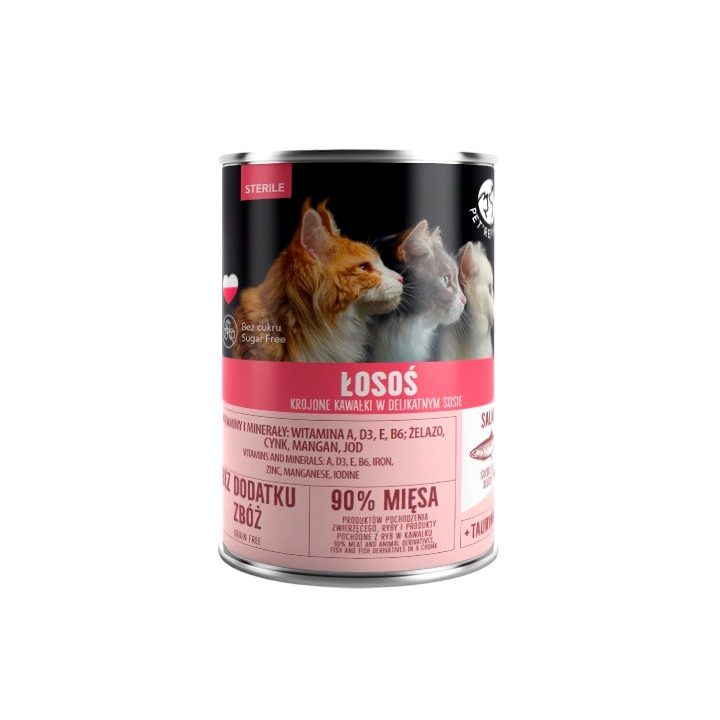PET REPUBLIC Sterile Salmon - wet cat food - 400g