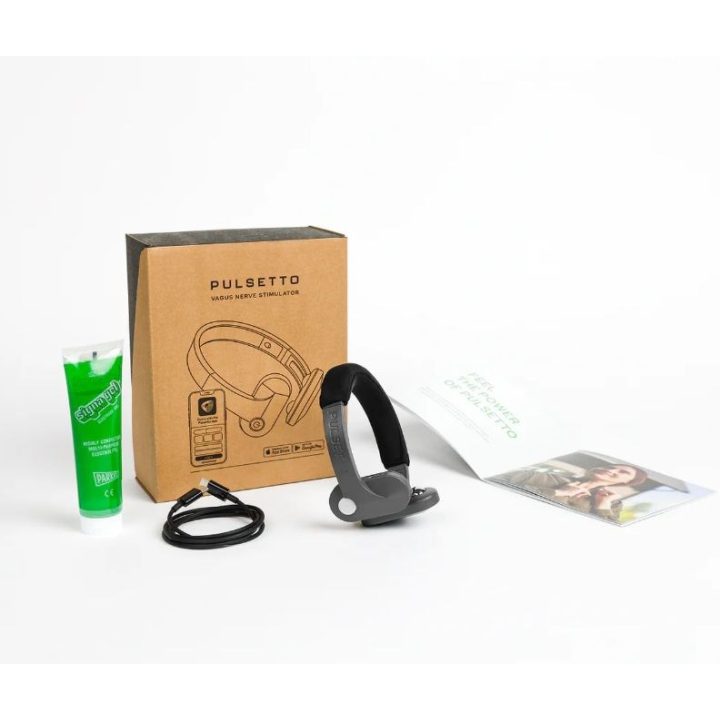 Pulsetto vagus nerve stimulator neckband relaxation and sleep WELL-BEING