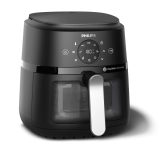 Philips 2000 series NA221/00 fryer Single 4.2 L Stand-alone 1500 W Hot air fryer Black Silver