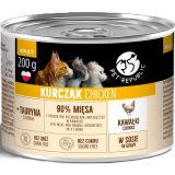 PETREPUBLIC Adult Stücke mit Huhn in Sauce box – Nassfutter für Katze – 200g