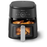 Philips 2000 series NA221/00 fryer Single 4.2 L Stand-alone 1500 W Hot air fryer Black Silver